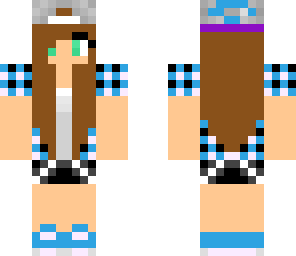 teen girl blue