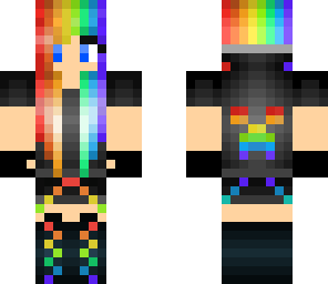 awesome rainbow girl