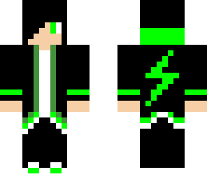 green lightning