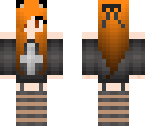 cute cat girl with black and brown socks