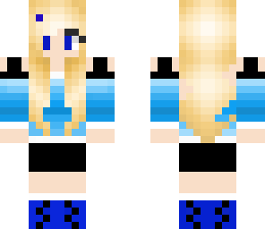 blonde girl with hair flower