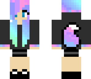 epic rainbow dj girl