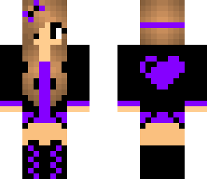 purple heart girl - edit