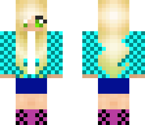 cute blue girl