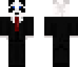 panda in suit