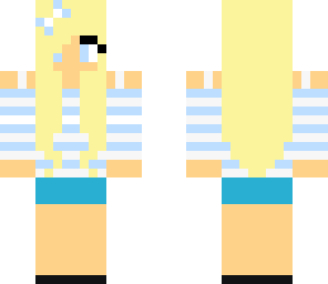 baby blue girl blonde edition