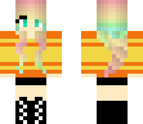 cute rainbow girl