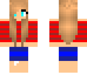 girl with striped shirt
