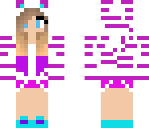 pink and white tiger