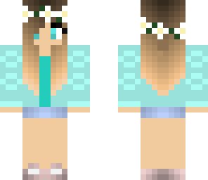 blue girl