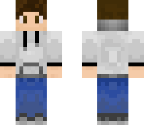 white hoodie boy