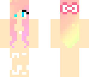 pink n orange with a bow base