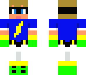 masked blue flash