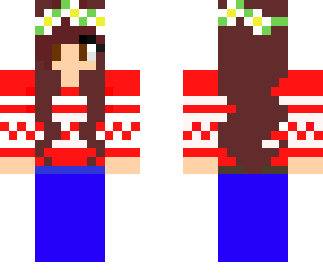 girl with christmas sweater