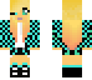 blue gamer girl