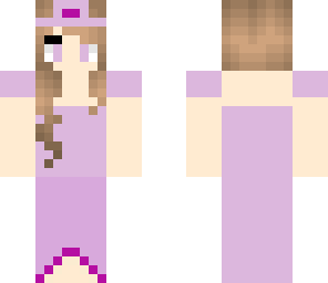 pink princess - brown hair