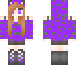 purple tiger girl
