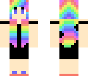 rainbow girl