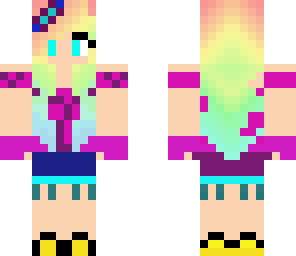 edited rainbow girl