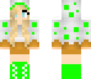 green cake girl