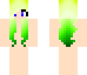 lime green to green hair base