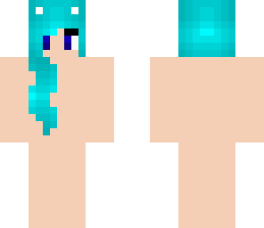 blue kitty girl