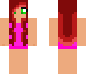 redhead swimmer