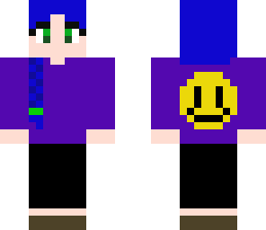 purple and blue
