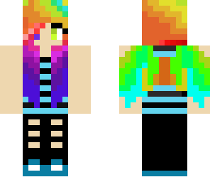 edit of raindow girl