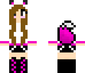 pink fox girl