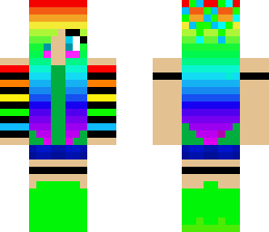 girl rainbow