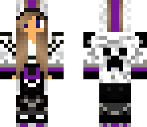 cute purple assassin girl
