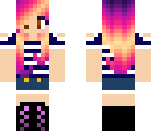 cute neon girl