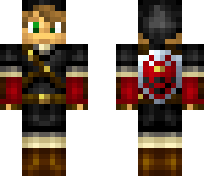 black link with brown hair
