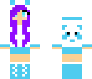 blue panda hoodie