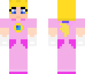 peach in ponytail