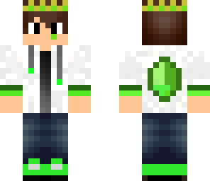 king gamer that loves emeralds with glasses