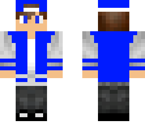 blue guy in hoodie