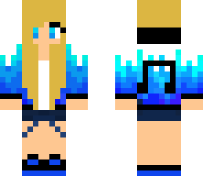 blue music girl