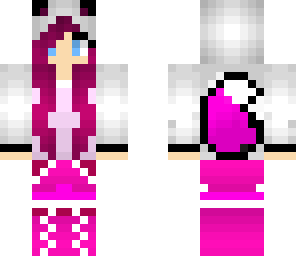 pink swaggalicous wolf girl