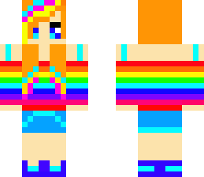 rainbow girl