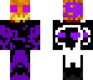 enderman purple polka dotted costume