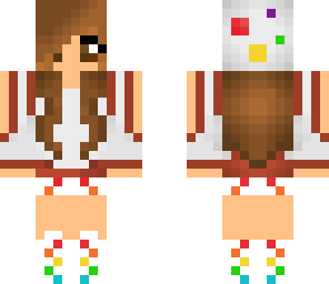 150 views update for cake girl with brown hair