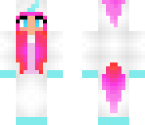 flaming unicorn girl