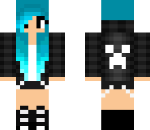 cute blue girl
