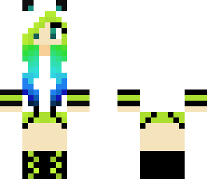 cute girl with cool hair