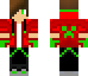 red and green boy