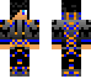 blue and orange teenage guy