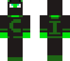 green ninja cat