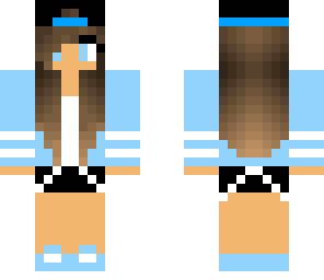 light blue skater girl